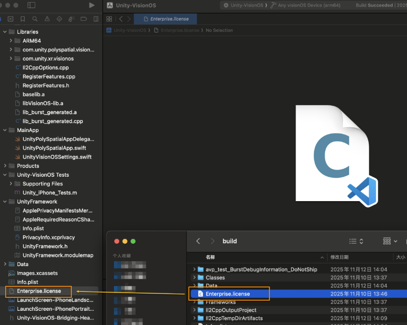 Move into Xcode project