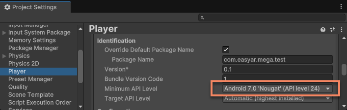 androidAPILevel