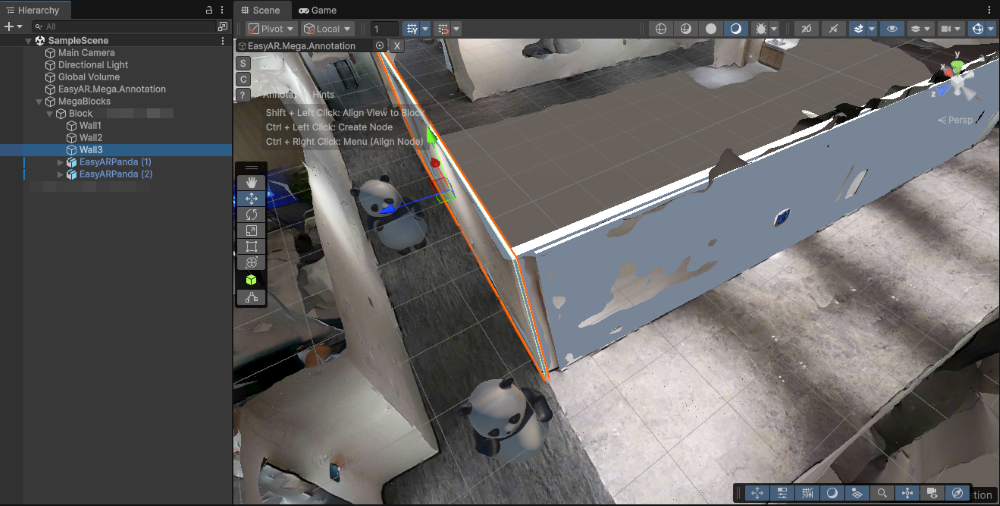 Place occlusion geometry