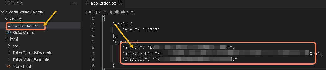 Cloud Recognition Configuration