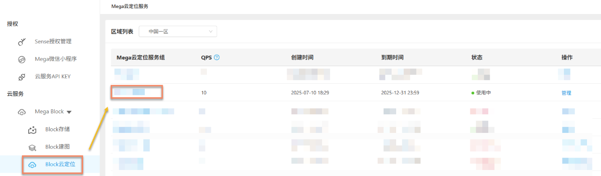 Select cloud localization service group