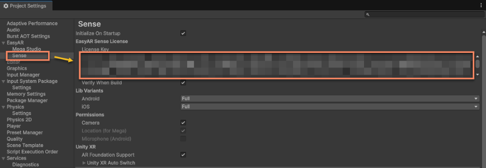 Fill in Sense License