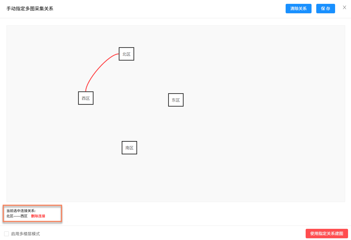 Manually specify multi-map collection relationships