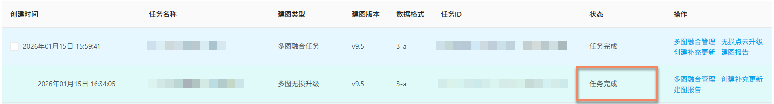 Mapping task completed