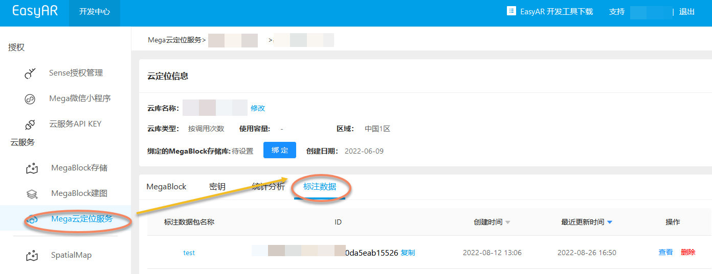 View the record in service management