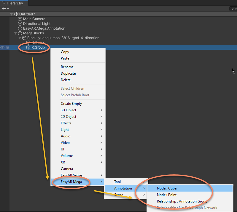 Using Hierarchy View menu2