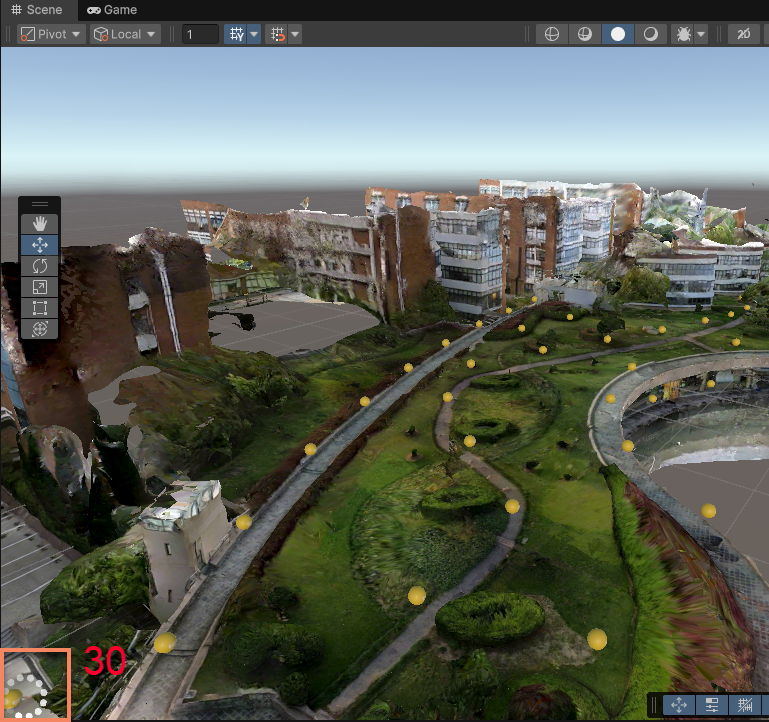 LOD loading indicator
